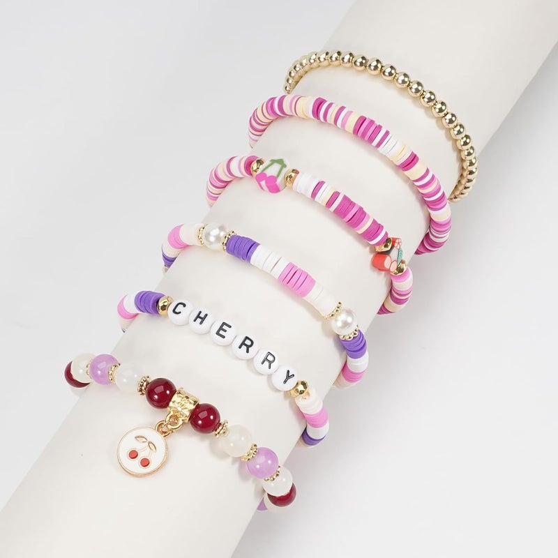 Briutn 4th of July Beaded Bracelets with American Flag Stars Charms USA Jewelry - Image 2